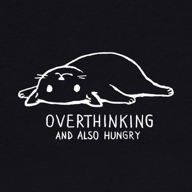 Overthinking and also hungry by FoxShiver